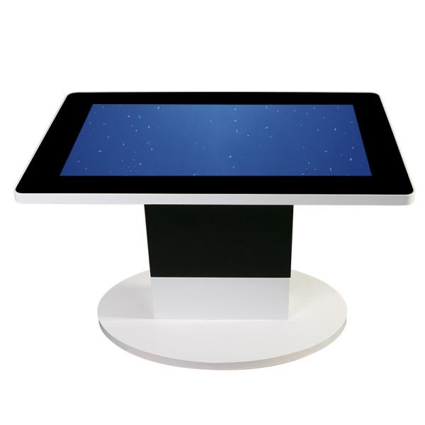 Quality Waterproof 43 Inch All in One Floor Stand Capacitive Touch Table Kiosk For Resturant for sale