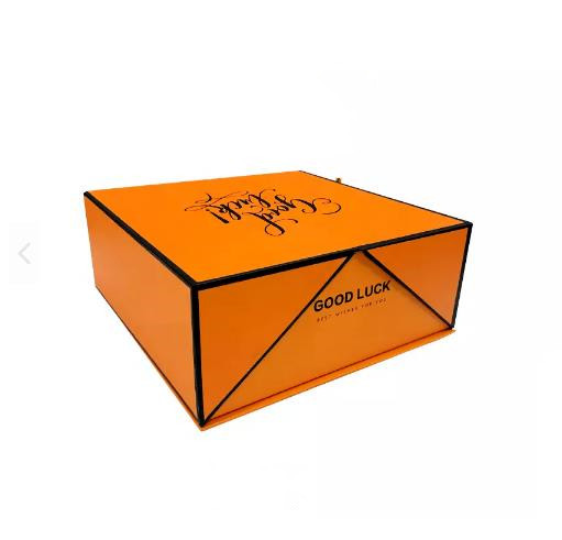 Paperboard Medicine Packaging Box Embossing Magnet Gift Box Rigid