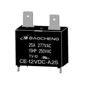 China THT QT Exit End Undervoltage BaoCheng Relay With 0.9W Rated Coil Power wholesale