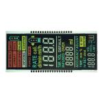Mini 7 Segment LCD Display Module VA TN 36 Pins For Time Digit Front Glass