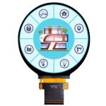 2.8 inch 480x480 Round TFT LCD Display Module with Tst -30°C to 80°C and 40pin