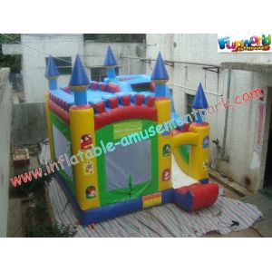Customized Outdoor Inflatable Slides , Commercial Inflatable Combo Unit
