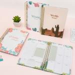 Custom A5 Hardcover Notebook with Round Corner or Right Angle Page Count