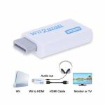 Wii to Converter Adapter with 3,5mm Audio Jack and Output for Nintendo wii2