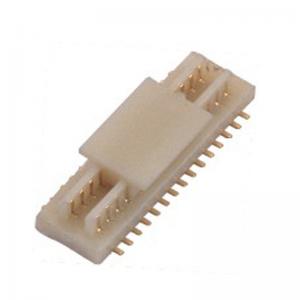 China WCON 0.8mm Board to Board With Post And CAP PA9T Natural H1=2.0 Sel.3U&quot; Gold wholesale