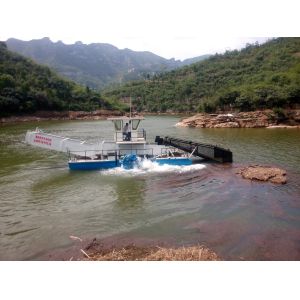 China Stainless Steel 1500m3 Lake Weed Removal Machine 3m Length 55Kw wholesale