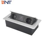 with double usb charger interface round corner conference table pop up socket