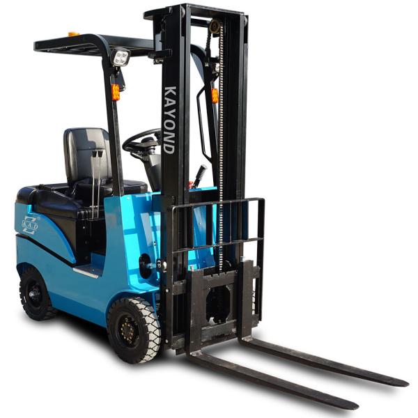 1.5 Ton 2 Ton Electric Forklift Truck 3 Meter Solid Rubber Wheels