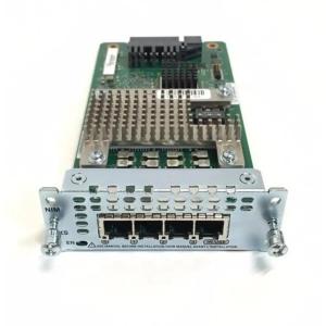 China Cisco NIM-4E/M= Module : 4-Port Gigabit Fiber , Flexible Expansion For ISR 4000 Routers Cisco Module wholesale