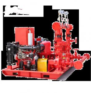China Electric Centrifugal Diesel Fire Fighting Pump Big Flow High Pressure UL Listed on sale
