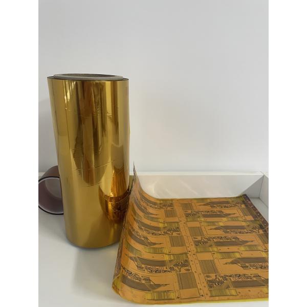 OEM Yellow Polyimide PI Heating Film Material Electrical Insulation FCCL