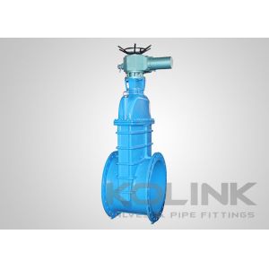 Electric Actuated Gate Valve DN1200 Resilient Seated Ductile Iron