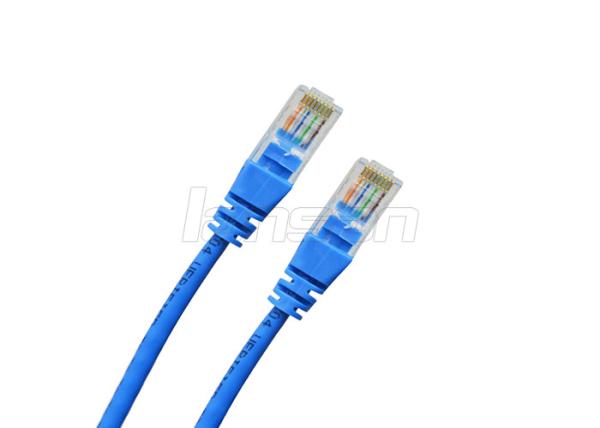 Quality Color Customized 4 Pairs Cat6 UTP Cable , RJ45 Ethernet Patch Cord Pass Fluke Test for sale