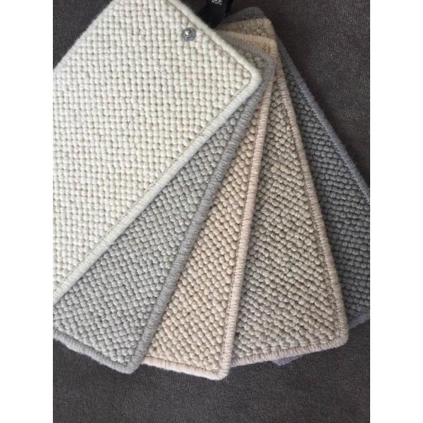 100% wool carpet Just Backing pile height 9mm