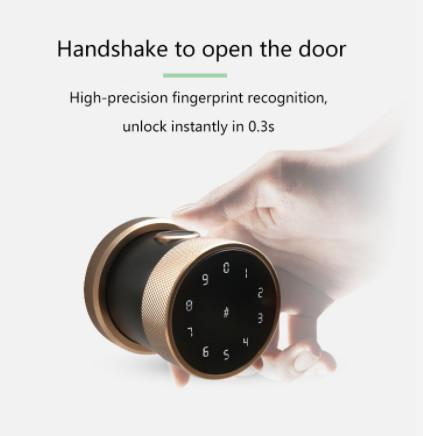 Quality 35-65mm Smart Fingerprint Door Lock Scramble Code USB Interface for sale
