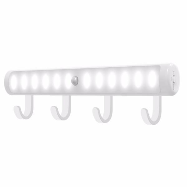 Quality Battery powered PIR Motion Sensor Closet Light With Heavy Duty Hooks ( Removable ) - Magnetic Suction Lamp for sale