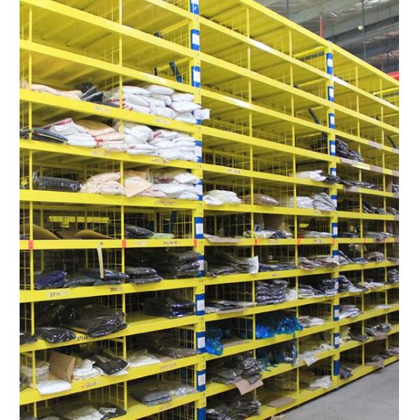 Cold Roll Steel Medium Duty Longspan Shelving for Stacking Garment