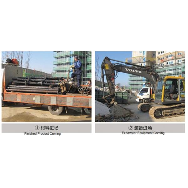 Foundation Construction High Torque Helical Drilling Anchor Screw Piles