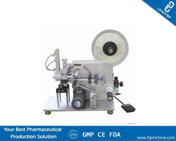 PLC Control System 10 Ml Dropper Automatic Bottle Labelling Machine Small