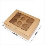 Multi Color Choices Custom Cardboard Display Boxes With Clear Window
