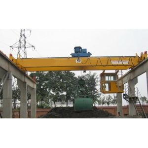Yuantai High Efficiency Goden Quality Grab Double Girder Overhead Crane
