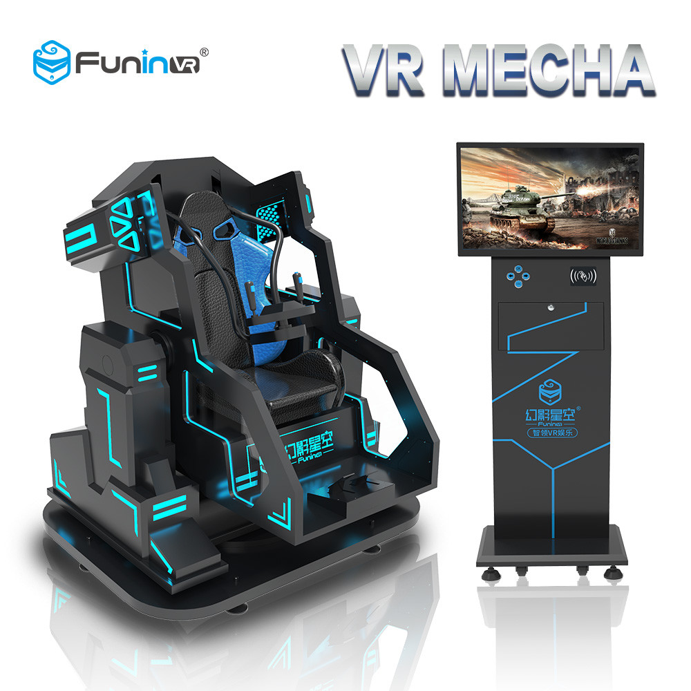 China VR Mecha Games 9D Virtual Reality Simulator 700w Power 1610 * 1940 * 1780mm Size wholesale