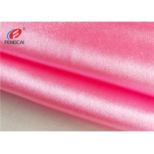 Shiny Four Way Stretch Fabric , Elastic Polyestyer Spandex Textured Fabric For