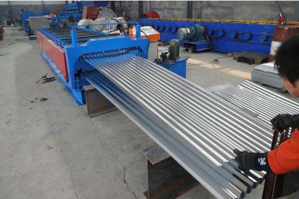Aluminium Profile Corrugated Roll Forming Machine High Speed For Construction
