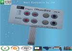 Embossing Polydome Switch With Led Display Band , Tactile Membrane Push Button