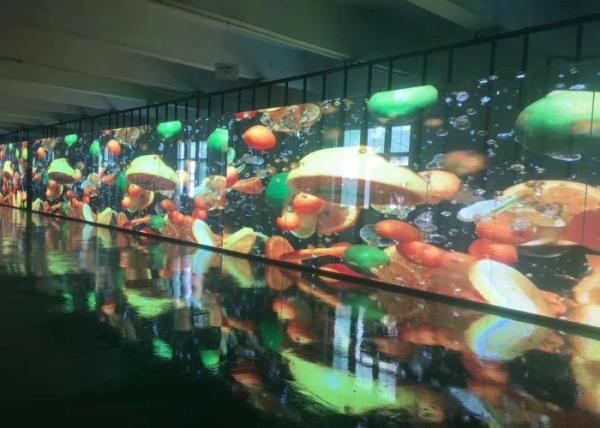 Quality Custom Transparent LED Display Screen Low Power Consumption 2121 RGB Package Mode for sale