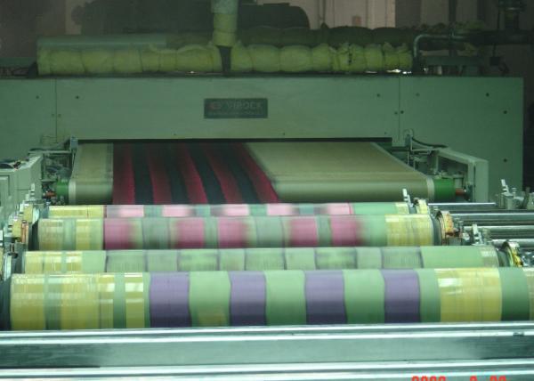 Servo Motor Textile Screen Printing Machine With Magnetic Table / Adjustable