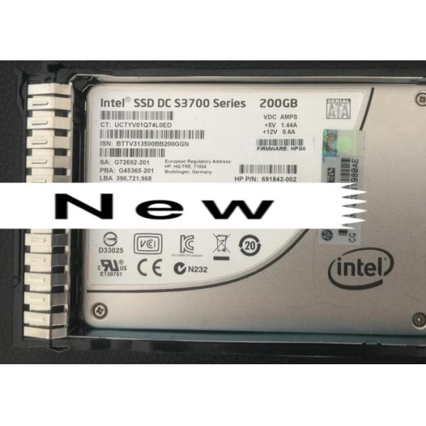 692165-001 691864-B21 HP Hard Disk 200G SSD SATA 2.5 G8 Gen9 1 Year Warranty