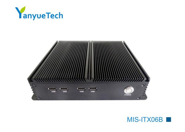 Quality Fanless Box PC Soldered On Board 4th Generation I3 I5 I7 U Series CPU 2COM for sale