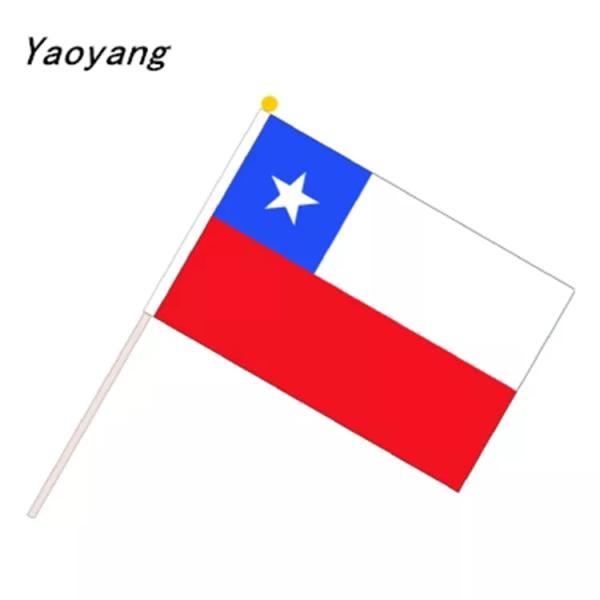Portable Small Hand Flags Logo Custom Print Spain Country Flags