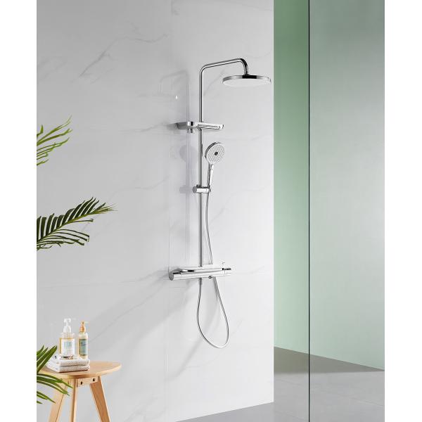 ARROW AMG14SH851 Thermostatic Bath Shower Mixer Set Chrome Brass