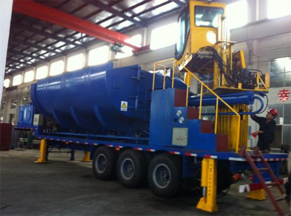 Quality 25Mpa Professional Portable Baler Scrap Baling Press PLC Control for sale