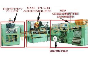 China 3 Phase Cigarette Rolling Machines Filter Assembling And Tray Filler , High Speed wholesale