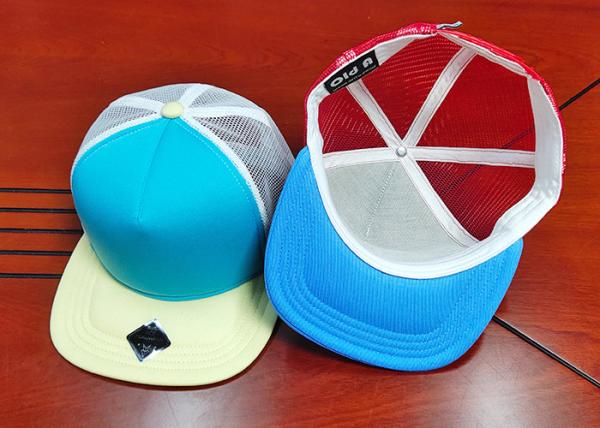 Hot sales high quality mix color blank custom private labels 6panel flat bill snapback hats caps