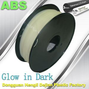 China Markerbot , RepRap Glow in The Dark 3d Printer Filament  , 3D Printing Filament ABS on sale