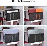 Efficiently Manage Wires with 40*10*12cm Under Desk Cable Organizer Tray Clamp