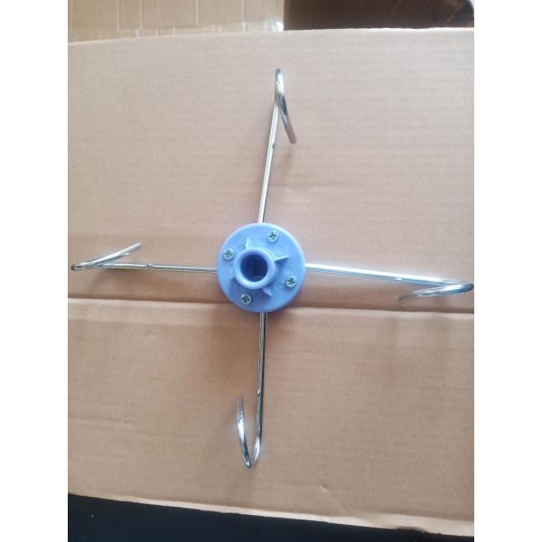 Blue Stainless Steel Infusion Rod Hook For Hospital