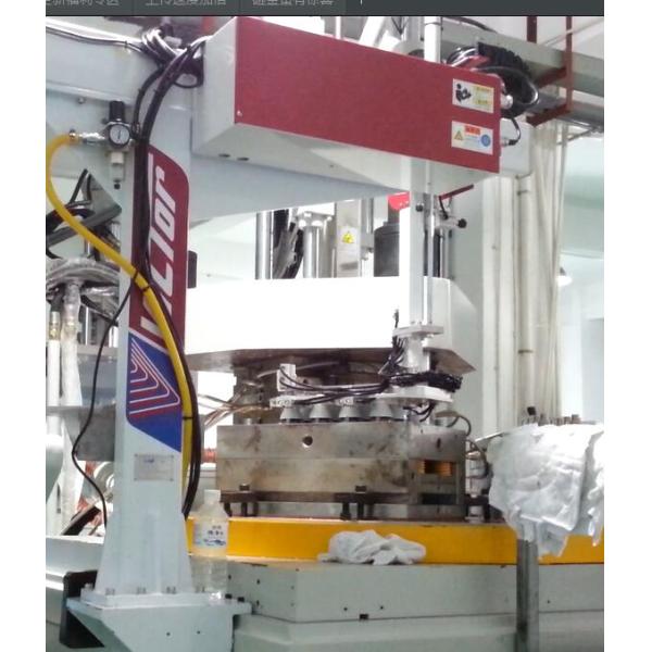 3 Stations Vertical Injection Molding Machine 120T For LED Lamp Base / LED Holder