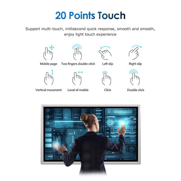 32 Inch Kiosk Touch Screen Wayfinding 20 Point Infrared Touch Panel Kiosk