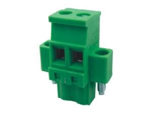 China Plug-in Terminal Block with fixing screw header Pin pitch: 5.08 mm / 0.2 in wholesale
