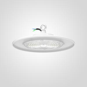 China Loop Hanging 150W LED High Bay Light RAL 1127 White 5000K 4KV Surge Protector With Polycarbonate Lens wholesale
