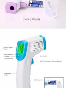 1-5cm Non contact Infrared Forehead Thermometer with one click precise measurement