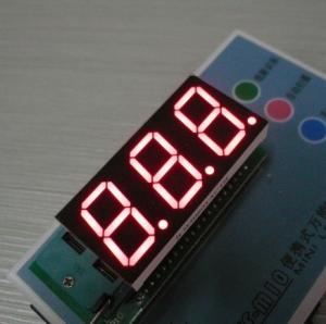 China Triple Digit 7 Segment LED Display Yellow Color For Electric Oven / Microwave wholesale