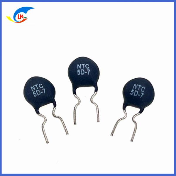Quality 07D Series MF72 Inrush Current Limiter NTC Thermistor 10D-7 For Energy Saving Lamps, Ballasts And Power Supply Circuits for sale