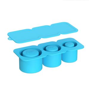2024 Silicone Cylinder Ice Mold with Lid and Bin for Freezer Ice Cube Tray for Tumbler Cup