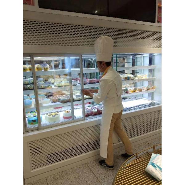 4 Layers Cake Display Freezer Explosion Proof Bakery Freezer Counter Frost Free